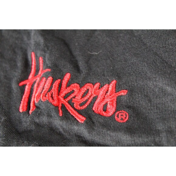 Nebraska Huskers Embroidered T Shirt Adult Unisex Size LARGE Champion - Picture 3 of 7